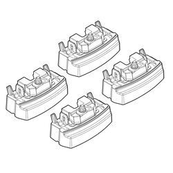 MERCEDES CLA C117 03/15+ KIT ΑΚΡΑ (ΠΟΔΙΑ) ΓΙΑ ΜΠΑΡΕΣ NORDRIVE