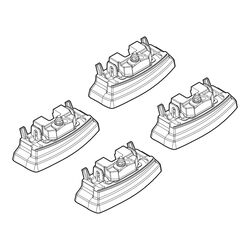 MERCEDES A-KLAS W177 06/18+ KIT ΑΚΡΑ (ΠΟΔΙΑ) ΓΙΑ ΜΠΑΡΕΣ NORDRIVE