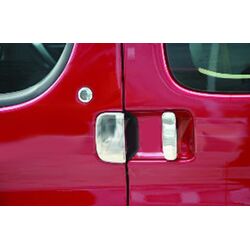 CITROEN BERLINGO I 5D 1996-2008 ΧΕΡΟΥΛΙΑ ΠΟΡΤΑΣ ΧΡΩΜΙΟ ΜΕΤΑΛΛΙΚΑ 5ΤΕΜ.