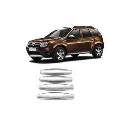 DACIA DUSTER 2009+ ΧΕΡΟΥΛΙΑ ΠΟΡΤΑΣ ΧΡΩΜΙΟ ΜΕΤΑΛΛΙΚΑ 4ΤΕΜ