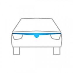 AUDI 80 B3 4D 1986-1991 ΑΝΕΜΟΘΡΑΥΣΤΗΣ ΚΑΠΩ ΑΥΤΟΚΙΝΗΤΟΥ ΑΠΟ ΕΥΚΑΜΠΤΟ ΦΙΜΕ ΠΛΑΣΤΙΚΟ HEKO - 1 ΤΕΜ.