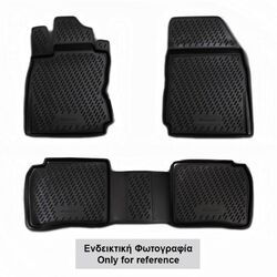 FORD FIESTA 3D / 5D 03/2011+  ΠΑΤΑΚΙΑ ΜΑΡΚΕ ΛΑΣΤΙΧΟ ΣΚΑΦΑΚΙΑ (ΜΑΥΡΟ)