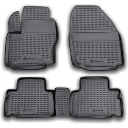 FORD S-MAX 06/2006+ ΠΑΤΑΚΙΑ ΜΑΡΚΕ ΛΑΣΤΙΧΟ ΣΚΑΦΑΚΙΑ (ΜΑΥΡΟ) - 4 ΤΕΜ.