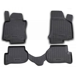 VW GOLF 5 11/2003-10/2008 ΠΑΤΑΚΙΑ ΜΑΡΚΕ ΛΑΣΤΙΧΟ ΣΚΑΦΑΚΙΑ (ΜΑΥΡΟ)