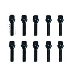 ΜΠΟΥΛΟΝΙΑ ΚΩΝΙΚΑ 12x1,50 40mm (17) ΜΑΥΡΑ SIMONI RACING - 10 TEM.