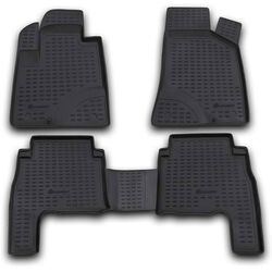 HYUNDAI SANTA FE 2006-2010 ΜΑΡΚΕ ΠΑΤΑΚΙΑ ΣΕ ΣΚΑΦΗ TPE ΛΑΣΤΙΧΟ ΣΕ ΜΑΥΡΟ ΧΡΩΜΑ NOVLINE - 4 ΤΕΜ.