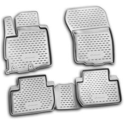 ΜΑΡΚΕ ΠΑΤΑΚΙΑ ΣΕ ΣΚΑΦΗ TPE ΛΑΣΤΙΧΟ ΓΙΑ MITSUBISHI OUTLANDER XL 2010+ ΣΕ ΑΝΘΡΑΚΙ/ΣΚΟΥΡΟ ΓΚΡΙ ΧΡΩΜΑ - 4 Τεμ.