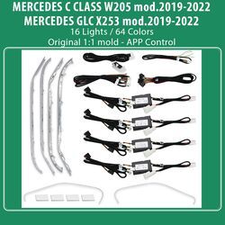 DIQ AMBIENT 8161 DCK - BENZ C (W205)-GLC (X253) (Digital iQ Ambient Light for Mercedes C (W205) - GLC (X253) mod. 2019-2022 with 16 Lights)