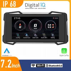 DIGITAL IQ PNA 7100_CPA (7.25inc) MOTORCYCLE CARPLAY-ANDROID AUTO
