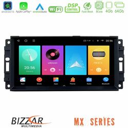 Bizzar MX Series Jeep 8core Android16 4+64GB Navigation Multimedia Deckless 7 με Carplay/AndroidAuto (OEM Style)
