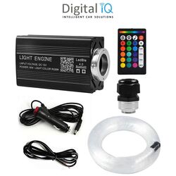 DIQ FIBER OPTIC HEADLINER FOH500 (Universal Car Ceiling Star Light, 500 Lights - 0.75mm - 3m)