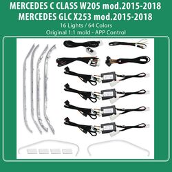 DIQ AMBIENT 8161 DCIC - BENZ C (W205)-GLC (X253) (Digital iQ Ambient Light for BENZ C (W205) - GLC (X253) mod. 2015-2018 with 16 Lights)