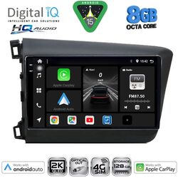 DIGITAL IQ BXK 201904D_CPAA (9inc) MULTIMEDIA TABLET for HONDA CIVIC 4Doors mod. 2012-2016