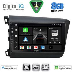 DIGITAL IQ BXF 181904D_CPAA (9inc) MULTIMEDIA TABLET for HONDA CIVIC 4Doors mod. 2012-2016