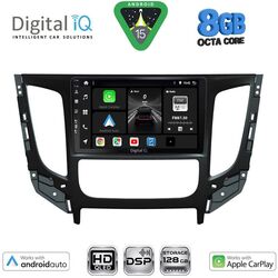 DIGITAL IQ BXF 18437_CPAA CLIMA (9inc) MULTIMEDIA TABLET for MITSUBISHI L200 mod. 2015-2019 with CLIMA