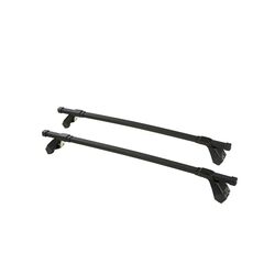 Μπάρες Οροφής Αυτοκινήτου Hermes GS1 110cm Set (KIT S640) Μεταλλικές Μαύρες