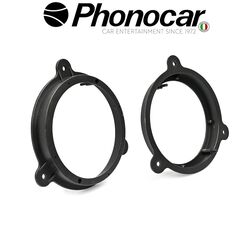 ΒΑΣΕΙΣ ΗΧΕΙΩΝ 165mm DACIA Lodgy-Dokker 12> Sandero 13> ΜΑΥΡΟ ΧΡΩΜΑ NISSAN Note 13> Quashqai 12>14(Θέση εμπρός), 14>19
