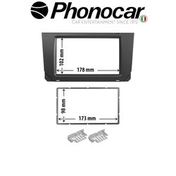 ΠΡΟΣΟΨΗ 2DIN SEAT ARONA IBIZA mod. 17> ΜΑΥΡΟ ΧΡΩΜΑ


