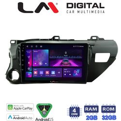 OEM για Toyota Hilux 2017 > με 4Core 2GB/32GB