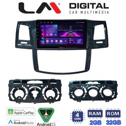 OEM για Toyota Hilux 2005 > 2016 με 4Core 2GB/32GB