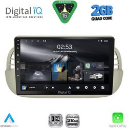 DIGITAL IQ RSD 1130BG_CPA (9inc) MULTIMEDIA TABLET for FIAT 500 mod. 2007-2015 (BEIGE)