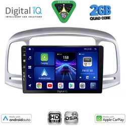 DIGITAL IQ BXC 3249SL_CPAA (9inc) MULTIMEDIA TABLET for HYUNDAI ACCENT mod. 2005-2012 (SILVER)