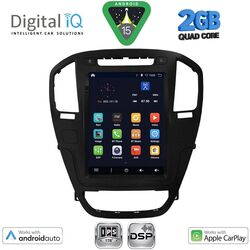 DIGITAL IQ BXC 3914BL_CPAA TESLA STYLE for OPEL INSIGNIA mod. 2008-2013 (Black colour)