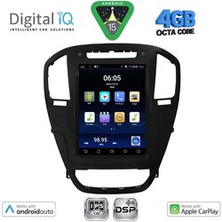 DIGITAL IQ BXF 6914BR_CPAA TESLA STYLE for OPEL INSIGNIA mod. 2008-2013 (Brown colour)