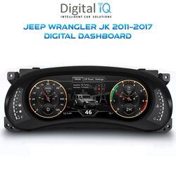 DIGITAL IQ DDD 295_DC (12.3in) DIGITAL INSTRUMENT CLUSTER for JEEP WRANGLER JK mod. 2011-2017