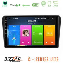 Bizzar C Series Lite 4Core Android14 2+32GB  Toyota Avensis T25 02/2003–2008 Navigation Multimedia Tablet 9