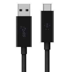 CABLE,USB 3.1,TYPE C-USB A,10GBPS,3A,1M,BLACK