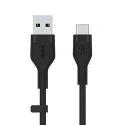 BOOST CHARGE™  USB-A to USB-C_silicone, 2M, Black