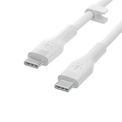 BOOST CHARGE™  USB-C to USB-C 2.0_silicone, 3M, White