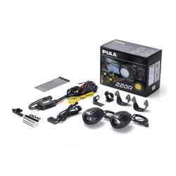 piaa DK220R1 220R 2.2 Round lamp kit 25W / 2500lm per lamp6000K / 4000K / 2500K 3 color modes Driving Beam