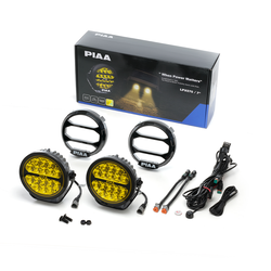 piaa DKX576 LPX590 9 Round lamp kit 42W / 670lm per lamp / 2500K Yellow Driving Beam