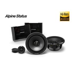 alpine HDZ-65CS Status 6.5 2-Way Component Speakers (Slim Fit)