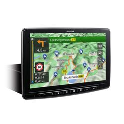 ALPINE INE-F904DC 9 NAVIGATION SYSTEM WITH TRUCKING DATABASE (UNIVERSAL 1-DIN)