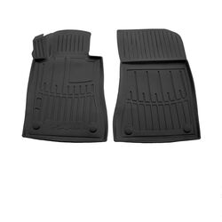 Race Axion - Πατάκια Για Mercedes Benz E-Class (W211) 2002-2009 4πορτο / 5πορτο Λάστιχο Σκαφάκια Προστατευτικά Με Κουμπώματα Για Επιβατικά Αυτοκίνητα - 2 τεμ. (5012092/ST)