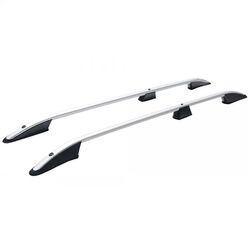 ΜΠΑΡΕΣ ΟΡΟΦΗΣ ΓΙΑ MERCEDES CITAN ELEGANCE W415 2013+ ΜΑΚΡΥ / RENAULT KANGOO 2008-2021 ΠΑΡΑΛΛΗΛΕΣ ΑΛΟΥΜΙΝΙΟΥ L2 ΑΣΗΜΙ