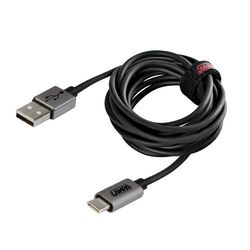 Lampa ΚΑΛΩΔΙΟ ΦΟΡΤΙΣΗΣ ΚΑΙ ΣΥΓΧΡΟΝΙΣΜΟΥ USB TYPE C ULTRA SPEED 480MB/S 200cm SILVER LINE