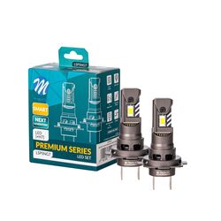 ΛΑΜΠEΣ LED H7 12V 6.000K 35W 4.000lm LED CANBUS CSP3570 PRΕΜΙUM SMART SERIES  M-TECH - 2 ΤΕΜ.