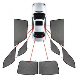ΚΟΥΡΤΙΝΑΚΙΑ ΜΑΡΚΕ CAR SHADES ΓΙΑ MERCEDES EQC 5D 2019+ - 8 ΤΕΜ.