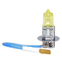 M-Tech H3 12V 55W PK22s POWERTEC RETRO (ΚΙΤΡΙΝΕΣ ΛΑΜΠΕΣ) 2ΤΕΜ.
