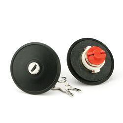ΤΑΠΑ ΒΕΝΖΙΝΗΣ ΜΕ ΚΛΕΙΔΙ ΓΙΑ PIAGGIO PORTER 1995-2007 / VW POLO >1994 / AUDI 100 1973-1980 ΣΕ ΜΑΥΡΟ ΧΡΩΜΑ FARMA - 1 τεμ.