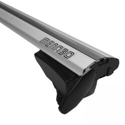 MENABO ΜΠΑΡΕΣ ΟΡΟΦΗΣ ΑΛΟΥΜΙΝΙΟΥ LINCE XL SILVER 135 cm ΣΕ ΑΣΗΜΙ ΧΡΩΜΑ ΓΙΑ Ford Galaxy III 5 doors 2015> ΜΕ FLUSH RAILS - 2 ΤΕΜ (8880/MB)