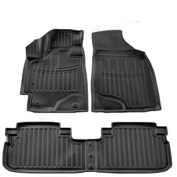 Race Action - Πατάκια Για Toyota Highlander (XU40) 2008-2013 5πορτο Λάστιχο Σκαφάκια Με Κουμπώματα για Επιβατικά Αυτοκίνητα - 4 τεμ. (5022364/ST)