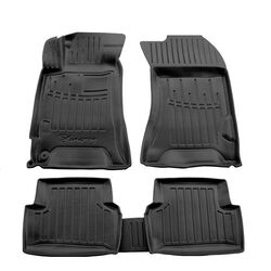 Race Action - Πατάκια Για Subaru Forester (SG) 2002-2008 5πορτο Λάστιχο Σκαφάκια Προστατευτικά Με Κουμπώματα για Επιβατικά Αυτοκίνητα - 5 τεμ. (5029045/ST)
