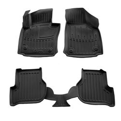 Race Action - Πατάκια Για Seat Leon II (1P) 2005-2012 5πορτο Λάστιχο Σκαφάκια Προστατευτικά Με Κουμπώματα για Επιβατικά Αυτοκίνητα - 4 τεμ. (5048024/ST)