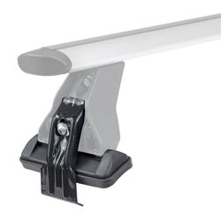 DLKIT103G KIT TYPE G ΑΚΡΑ (ΠΟΔΙΑ) ΓΙΑ ΜΠΑΡΕΣ ΟΡΟΦΗΣ DELTA BLACK/SILVER MENABO - 1 ΣΕΤ