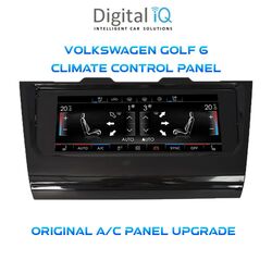 DIGITAL IQ CCP 746_CP (6.9") (PQ) CLIMATE CONTROL PANEL for VW GOLF 6 mod. 2008-2013